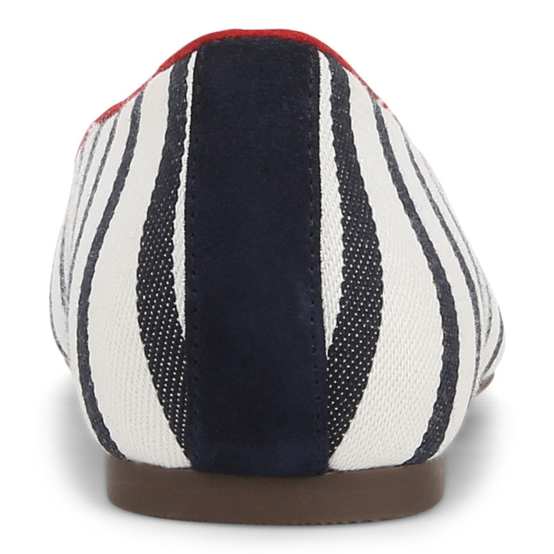 VIONIC JACINTH KLARA BLEU MARINE RAYURES BLANCHES
