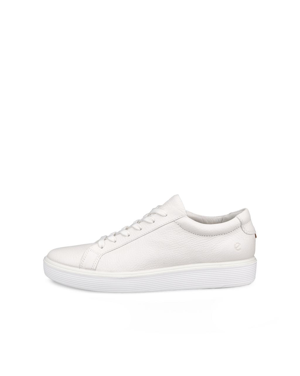 Baskets à lacets ECCO SOFT 60 pour femme en cuir blanc