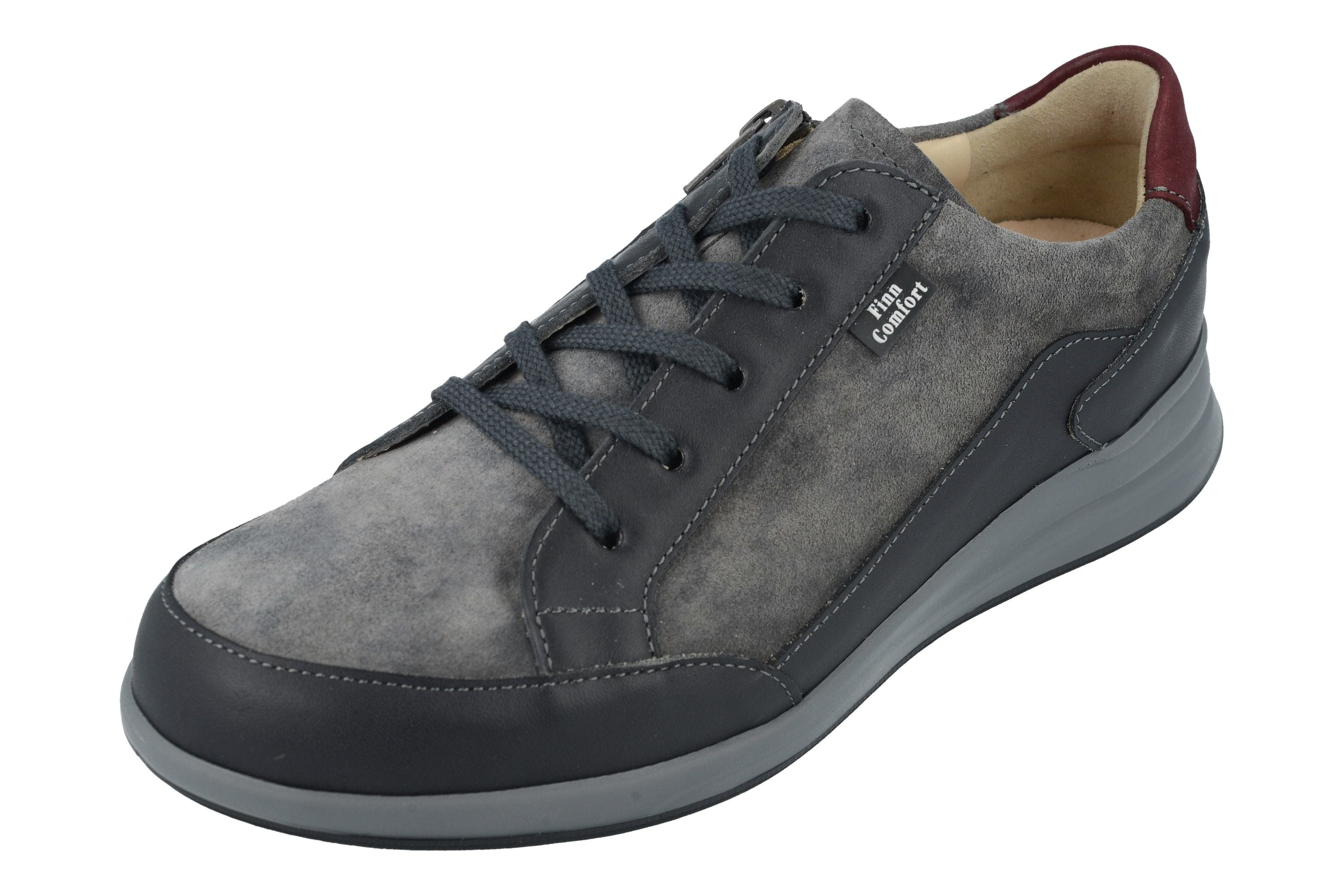 FINN COMFORT PRATO MELLOW SOFT ANTHRACITE BORDO ROXY FINN MELLOW