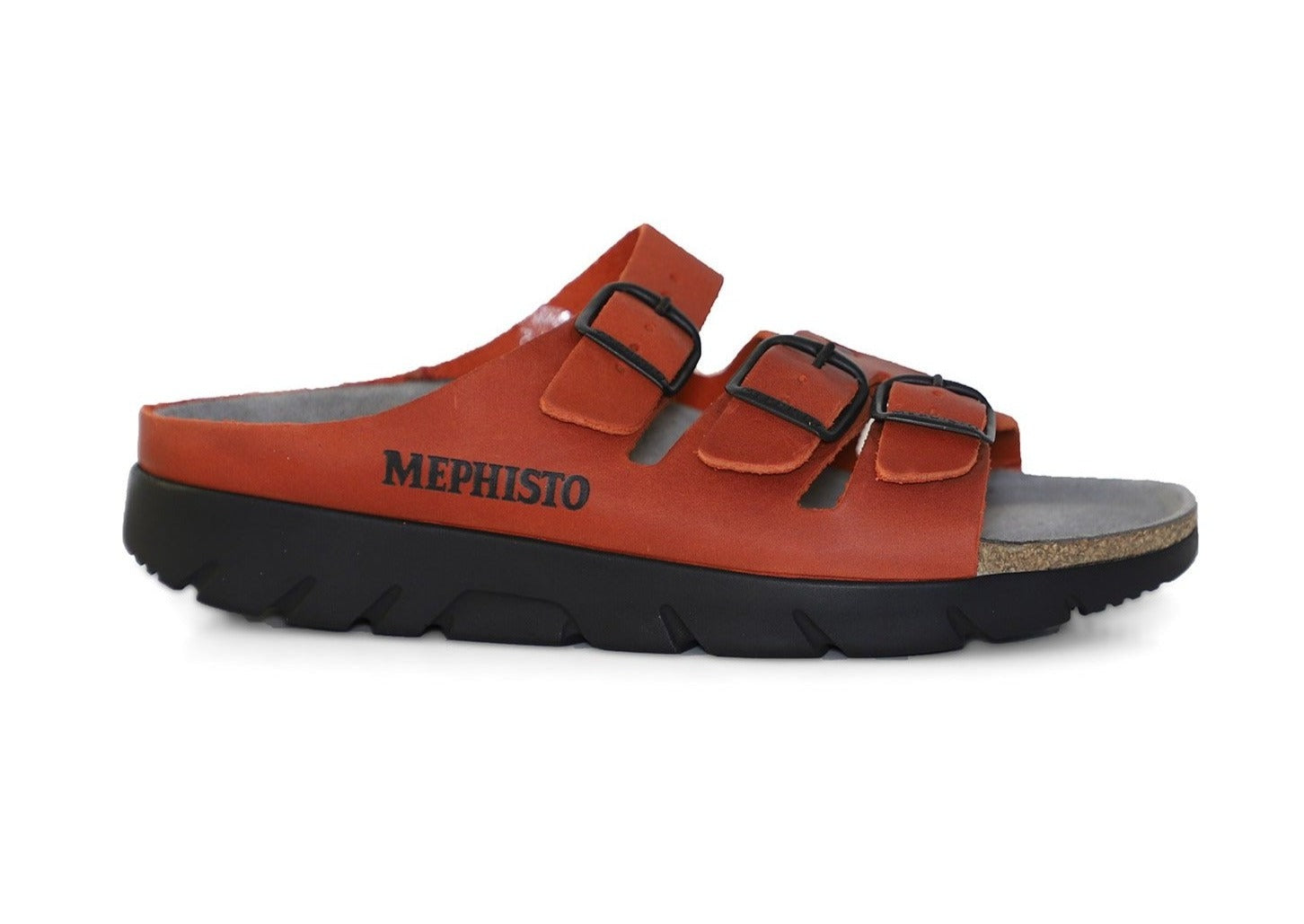 SANDALE MEPHISTO ZACH ROUGE GRATTÉE