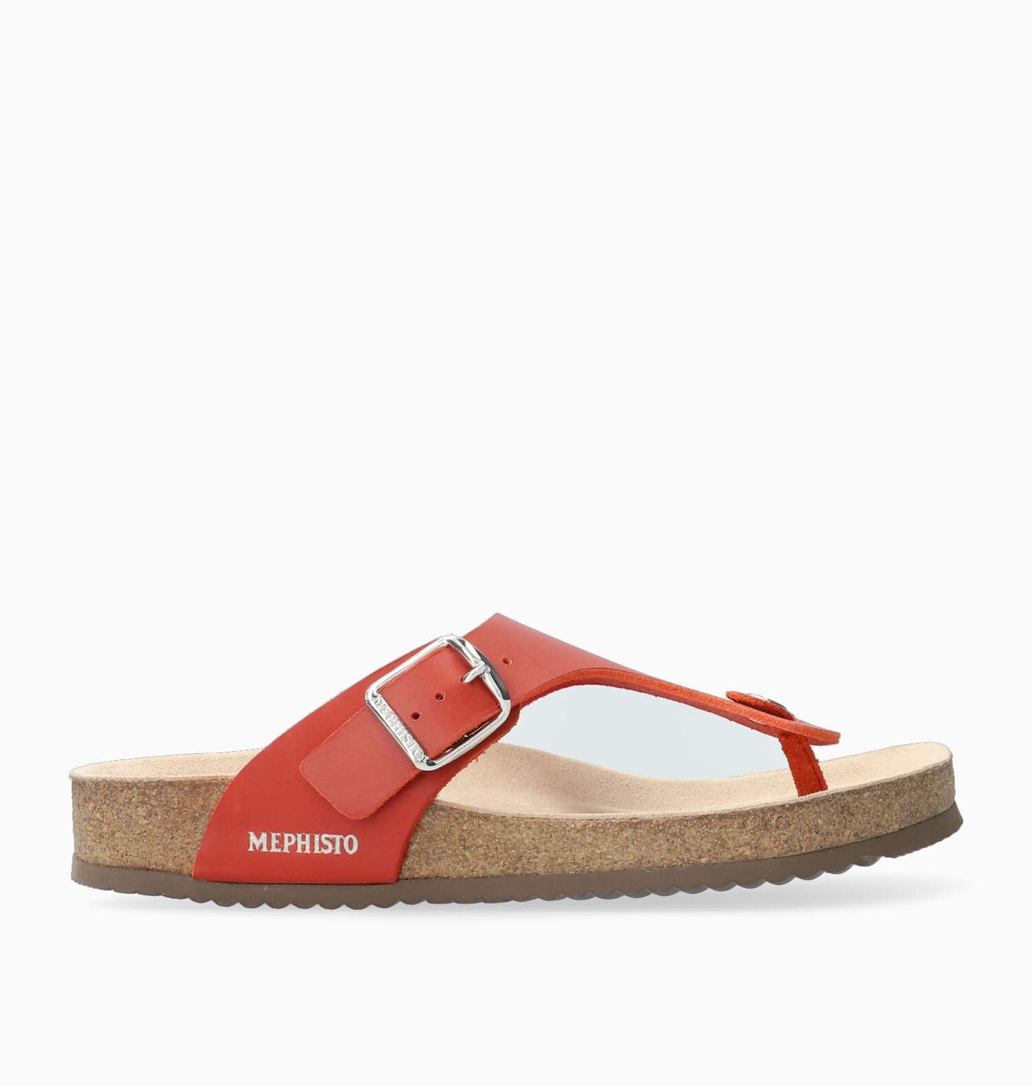 MEPHISTO MELINDA SANDALE À TONG ROUGE