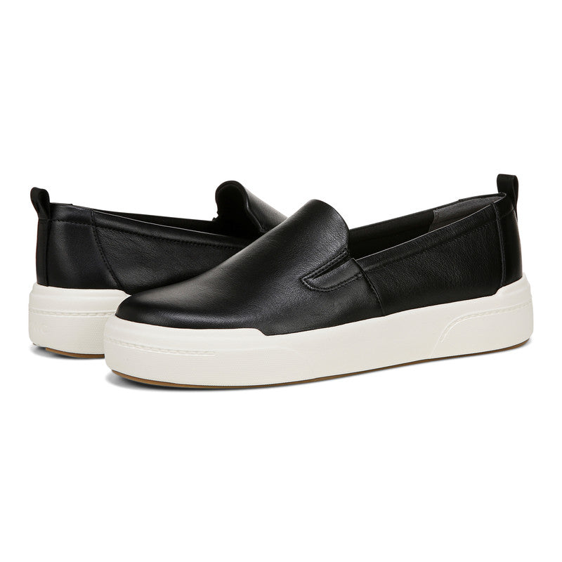 Baskets à enfiler VIONIC COLFAX CARSON en cuir noir