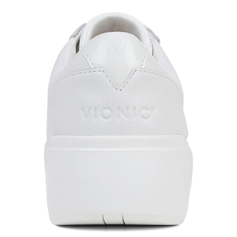 VIONIC KEARNY PLATEFORME À LACETS BLANC DÉGRADÉ/VERNI