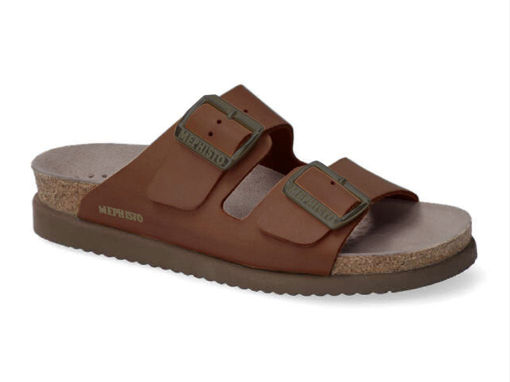 SANDALE MEPHISTO HESTER MARRON GRATTÉ