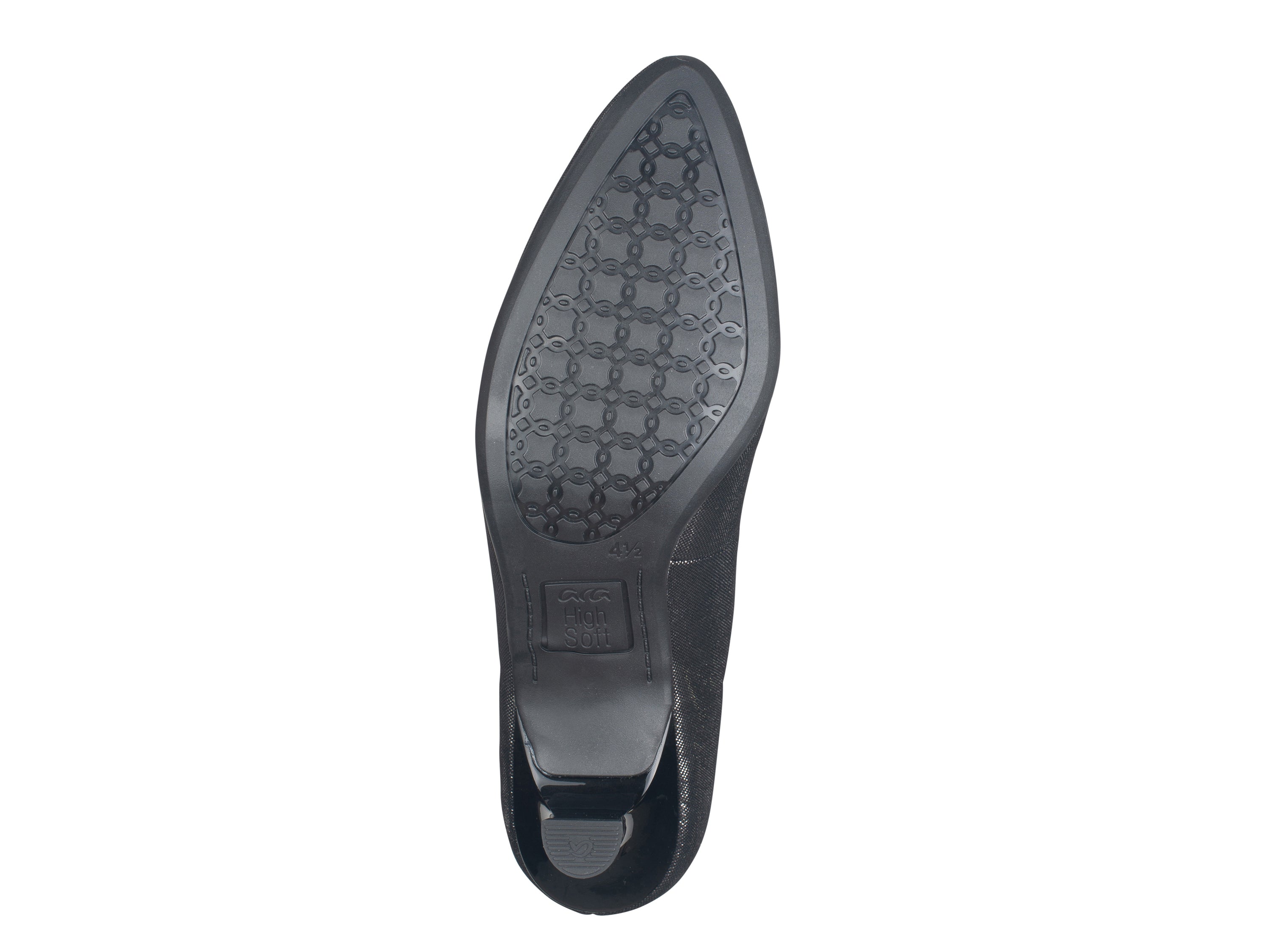 CHAUSSURES ARA KAT EN CUIR NOIR SCINTILLANT