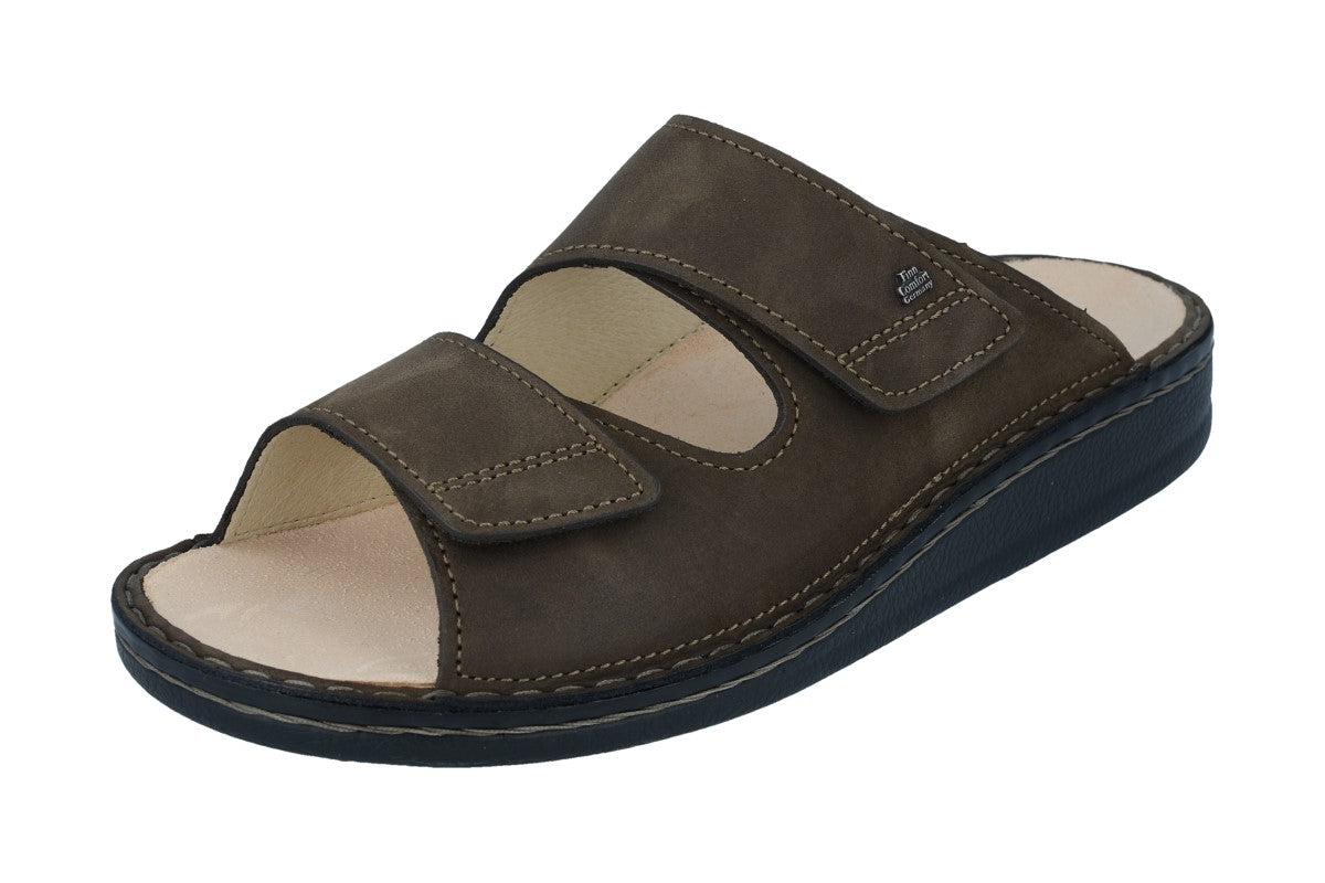 FINN COMFORT RIAD SLIDE EBONY NUBUCK