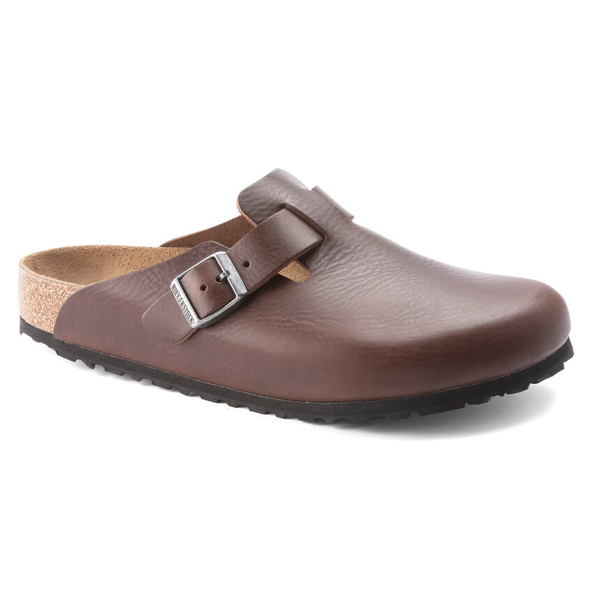 BIRKENSTOCK BOSTON GRIP VINTAGE ROAST LEATHER
