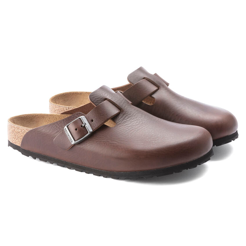BIRKENSTOCK BOSTON GRIP VINTAGE ROAST LEATHER