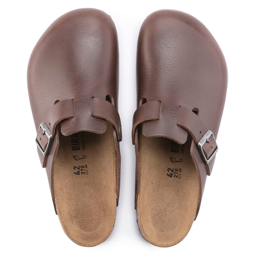 BIRKENSTOCK BOSTON GRIP VINTAGE ROAST LEATHER